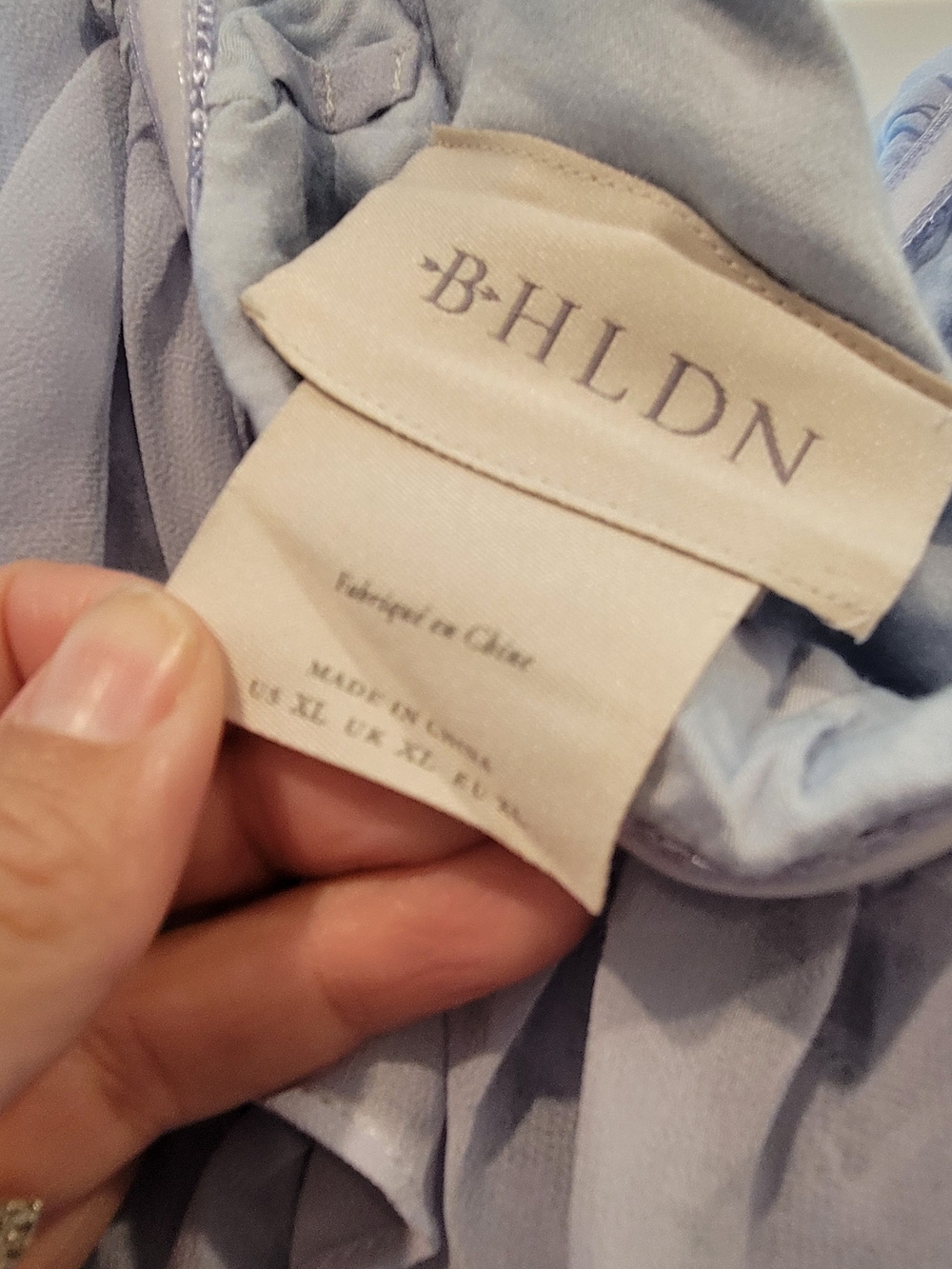 BHLDN Men's Pale Blue Dress Shirt
